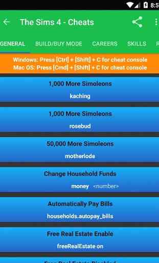 Cheats For The Sims 3