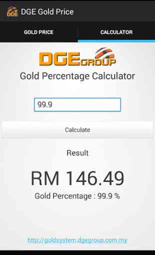 DGE Gold Price 2