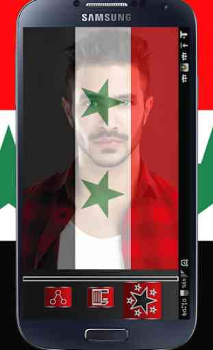 Drapeau de la Syrie 2