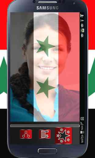Drapeau de la Syrie 3