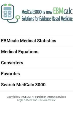 EBMcalc Statistics 1