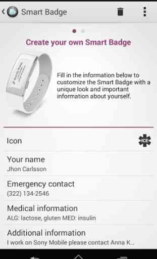 Extension Badge intelligent 2