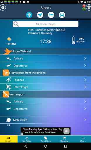 Frankfurt Airport +Radar (FRA) 2