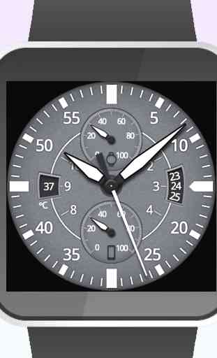 Gray Space Watch Face 2