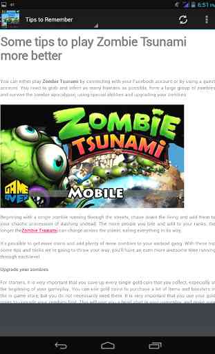 Guide for Zombie Tsunami 3