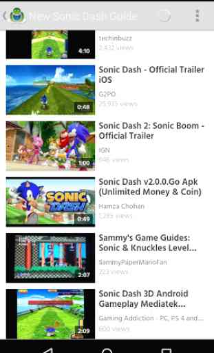 New Sonic Dash Guide 1
