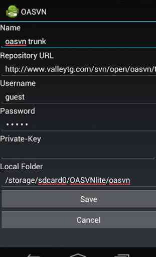 Open Android SVN PRO (OASVN) 1