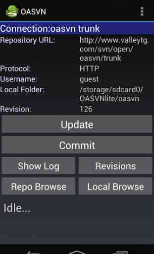 Open Android SVN PRO (OASVN) 3