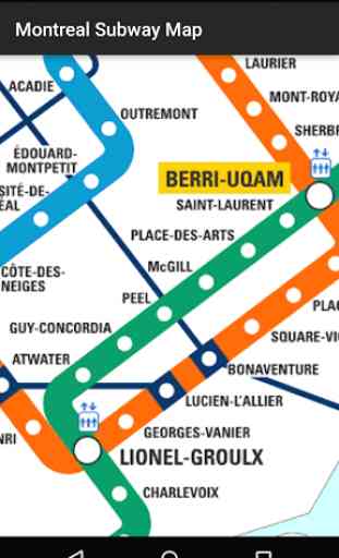 Plan du métro de Montréal 2