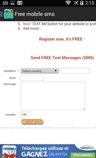 sms gratuit 3