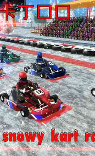 Snow Kart Go!Hill Buggy Racing 2