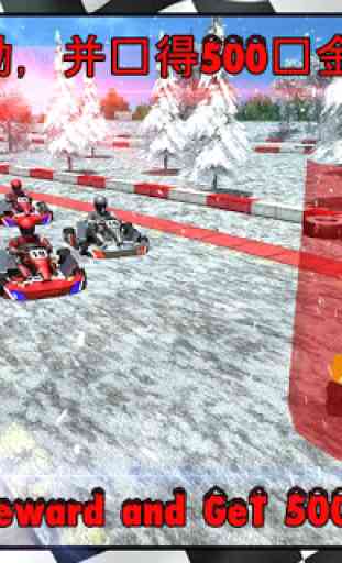Snow Kart Go!Hill Buggy Racing 3