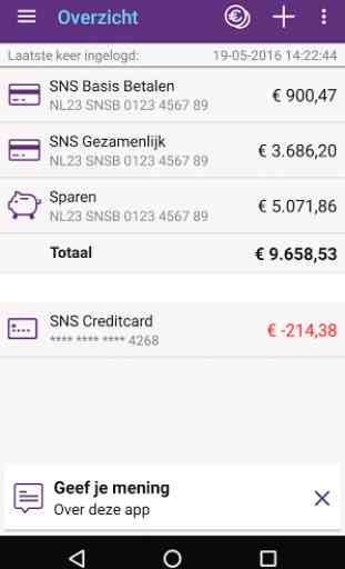 SNS Mobiel Bankieren 2