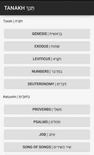 Tanakh | Torah Hébreu-anglais 4