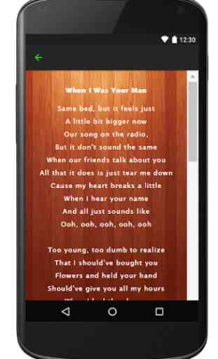 Bruno Mars Music Lyrics 3