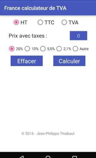 Calculateur de TVA France 1