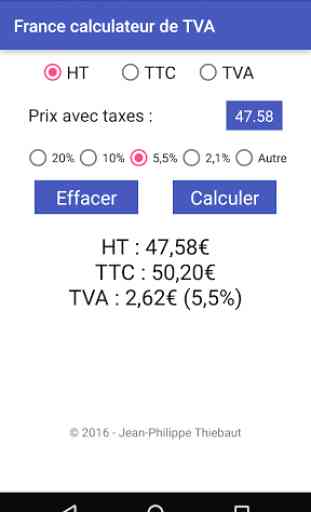Calculateur de TVA France 2