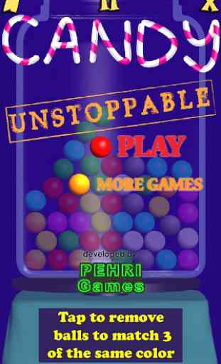 Candy Unstoppable Free 3