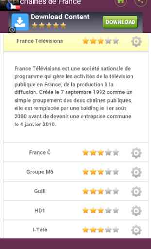 chaînes de télévision France 1