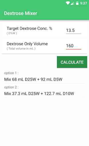 Dextrose Calc 4
