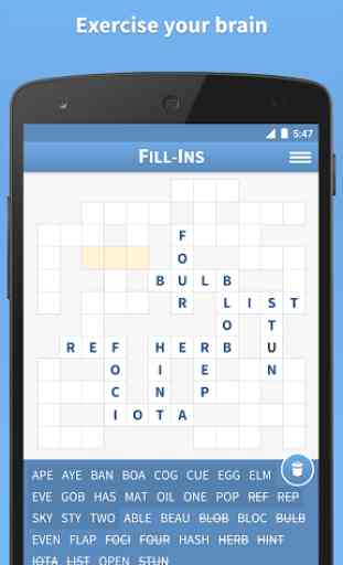 Fill-Ins · Word Fit Puzzles 3