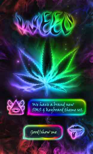 (FREE) GO SMS WEED THEME 1