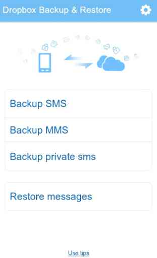 GO SMS Pro Dropbox Backup 1