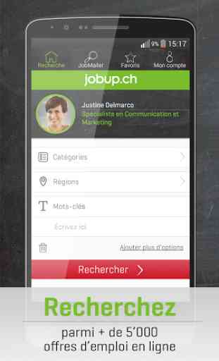 Jobup.ch, Offres Emploi Suisse 1