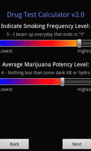 Marijuana Drug Test Calculator 3