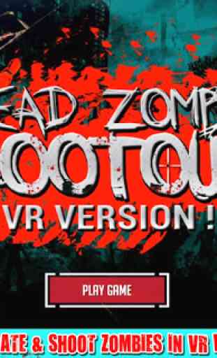 Morte Zombies Shootout VR 1