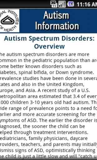 NIH: Autism Information 2