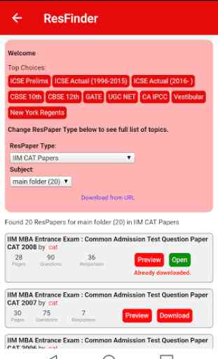 ResApp: ICSE CBSE Exam Papers 2