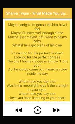 Shania Twain Songs Lyrics 3