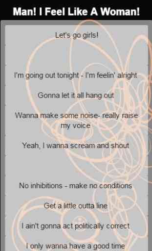 Shania Twain TOP Lyrics 3