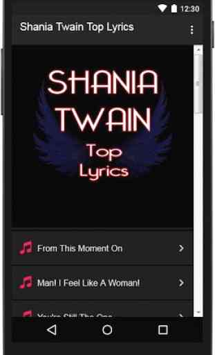 Shania Twain Top Lyrics 1
