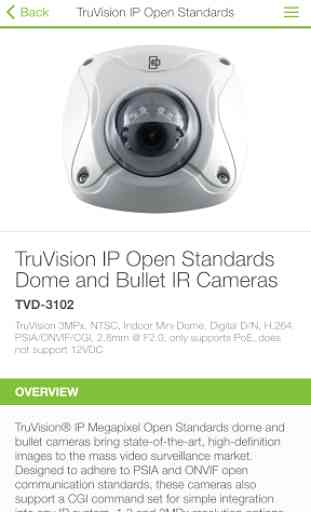 TruVision IP Camera Selector 1