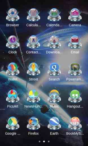 UFO C Launcher Theme 3