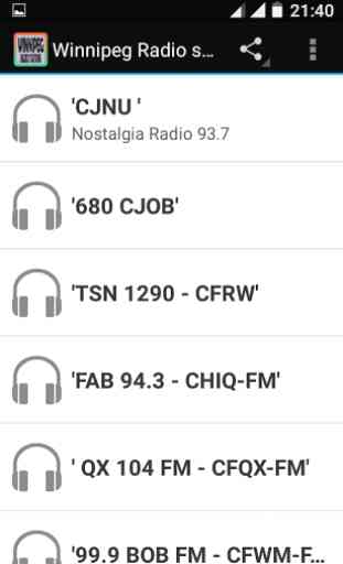 Winnipeg Radio stations 1