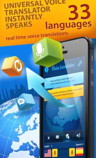 Discours Traducteur - voix et texte des traductions pour les voyages d'affaires et l'apprentissage des langues 1
