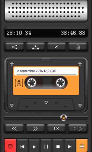 Magnétophone - Enregistrement app 1