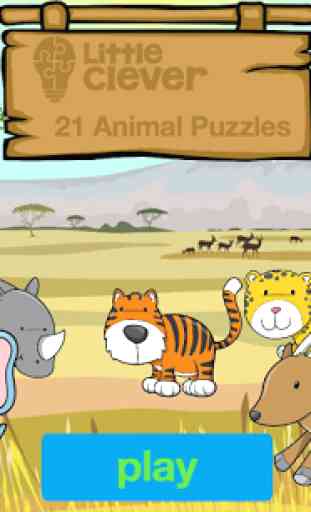21 Animal Puzzles for Kids 1