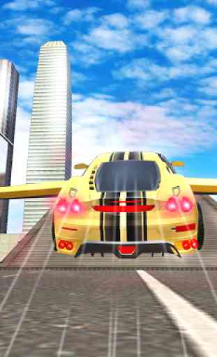 3D futuriste voiture volante 4