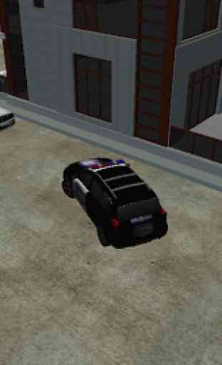 3D police car parking 4