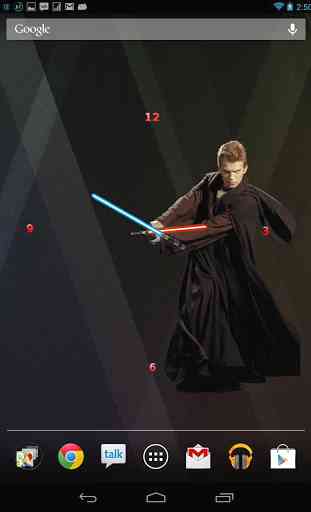 Anakin Skywalker Clock 3