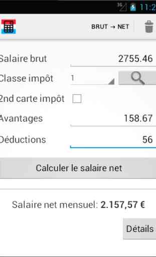 Calcul salaire Luxembourg 1