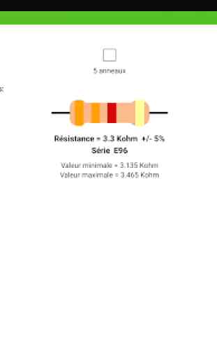 Calculateur de résistance 4