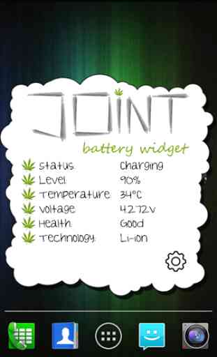 Cannabis Batterie Widget 2