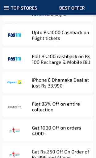 Cashback India Coupons Deals 2