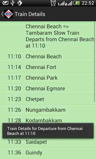 Chennai Local Train Timetable 4
