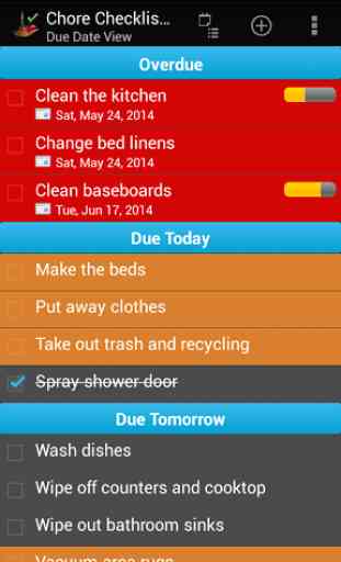 Chore Checklist 2